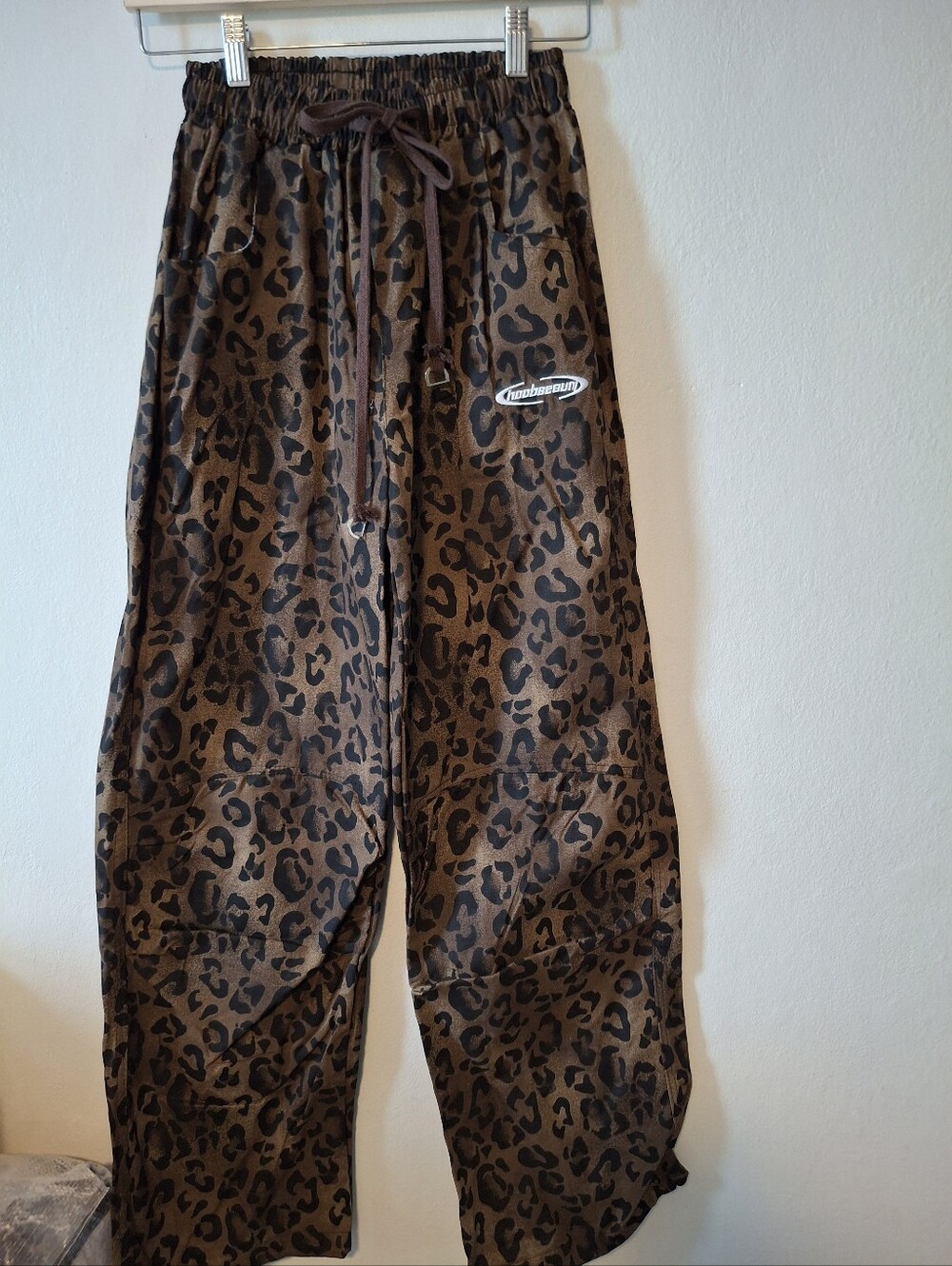 Brown Leopard Print  Jogger Pants - Unbranded